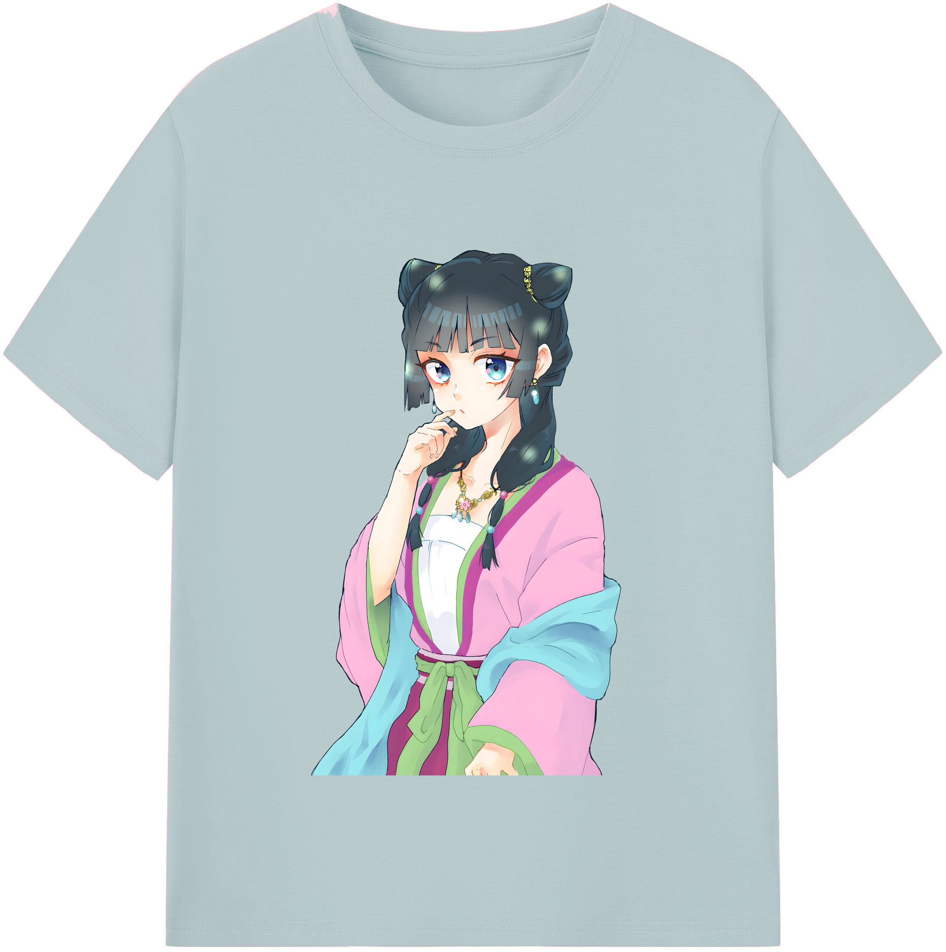 （画像用） 薬屋のひとりごと The Apothecary Diaries 綿100％半袖Tシャツ（フロントプリント）